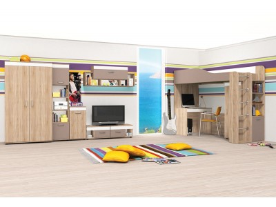 Σύστημα μονάδων για παιδικό δωμάτιο Chris 1